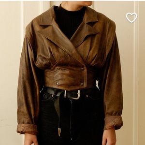 Vintage leather jacket